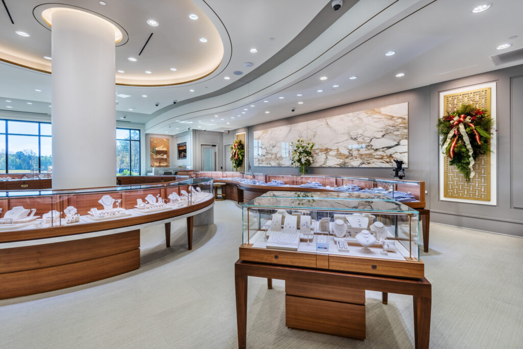 Display Tables of Jewelry