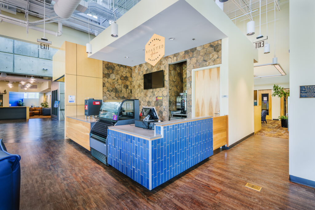 UNC Asheville Highsmith Union Interior Cafe