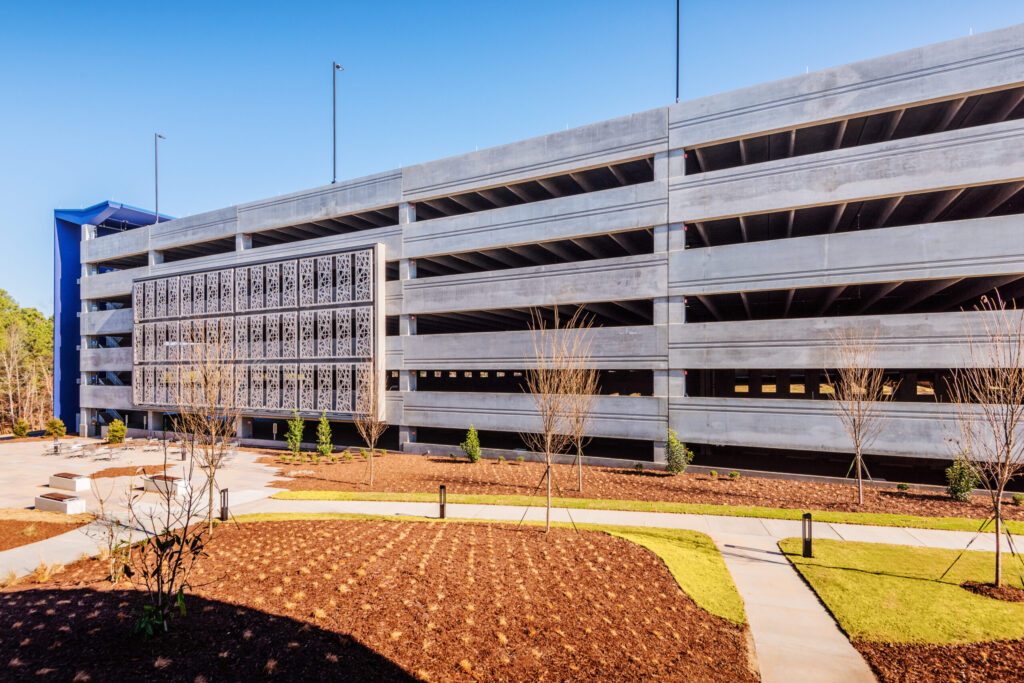 Parking Deck with Architectural Accent Design