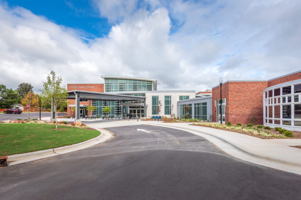 Apex Senior Center Driveway and Sidewalks
