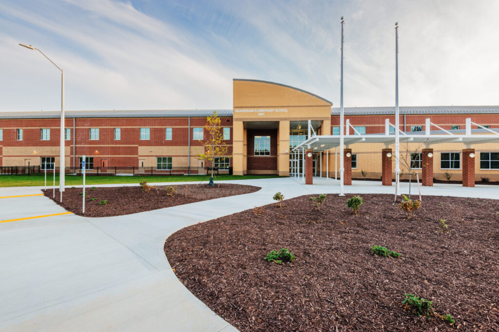 Drop-Off Area in Front of School