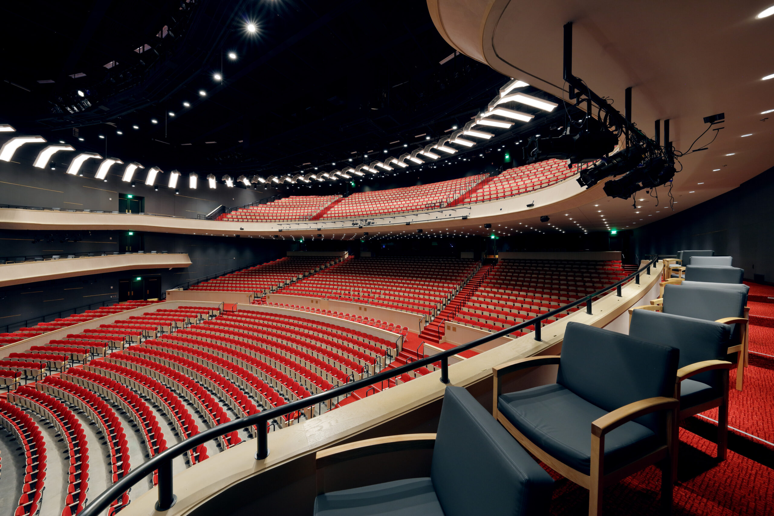 Tanger Center for the Performing Arts Second Floor Box Seats View