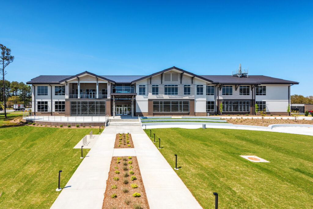 College of the Albemarle Dare County Campus Front Walkway and Entrance