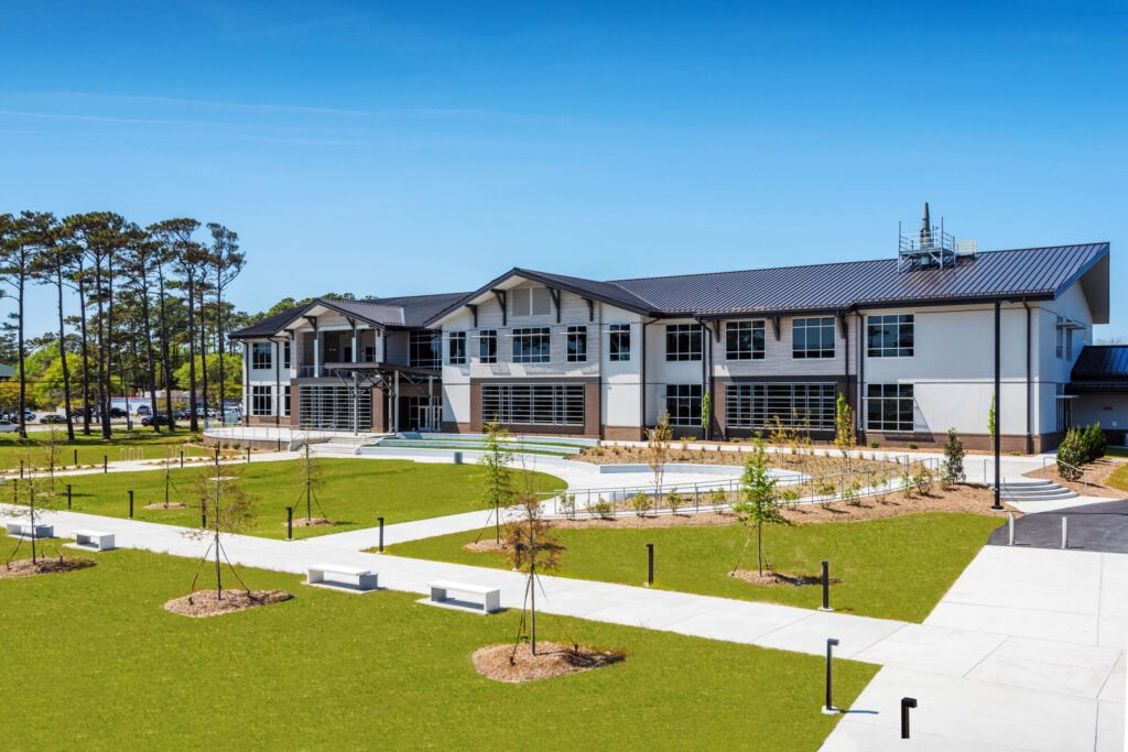 College of the Albemarle Dare County Campus Sidewalk and Landscaping