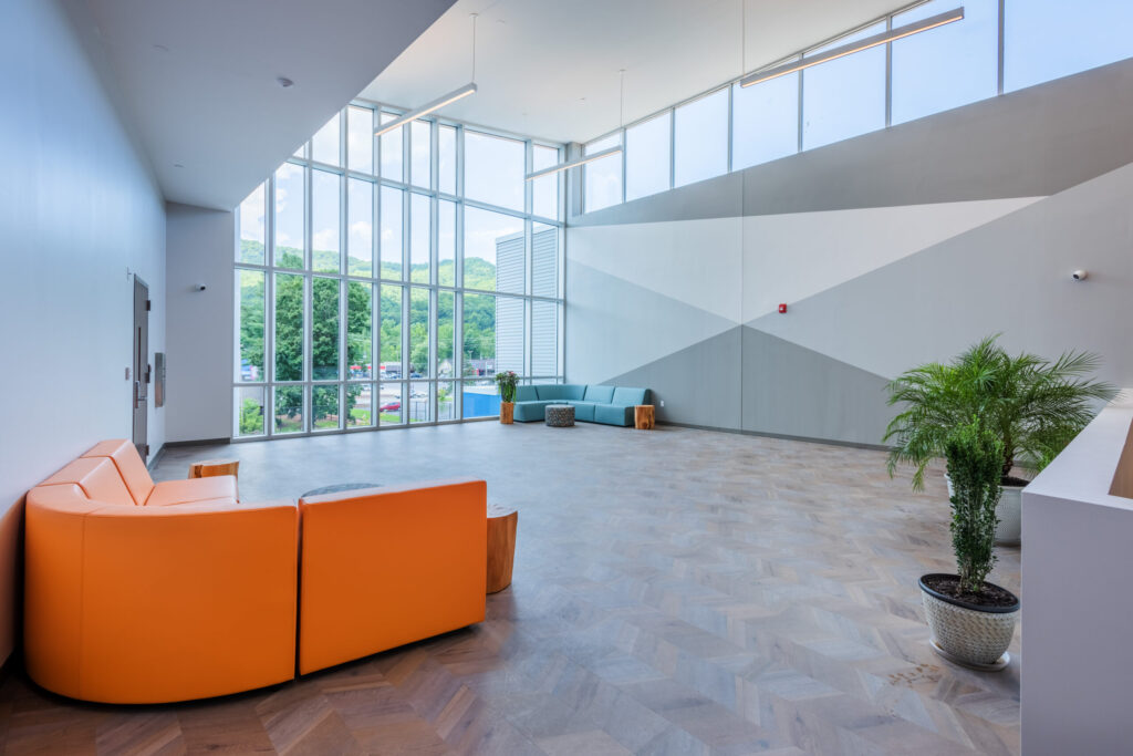 Two-Story Flex Space with Seating