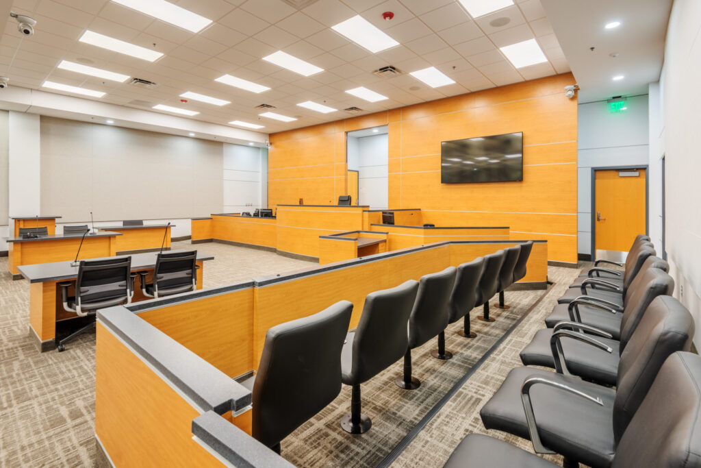 Courtroom Jury Box