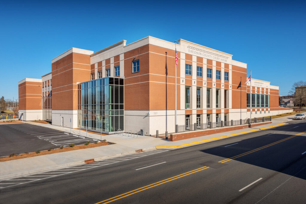 Exterior and Flagpoles