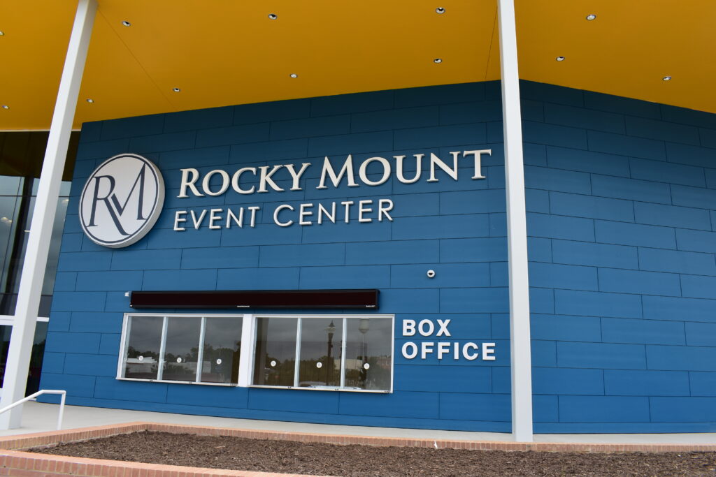 Rocky Mount Event Center Box Office and Main Entrance