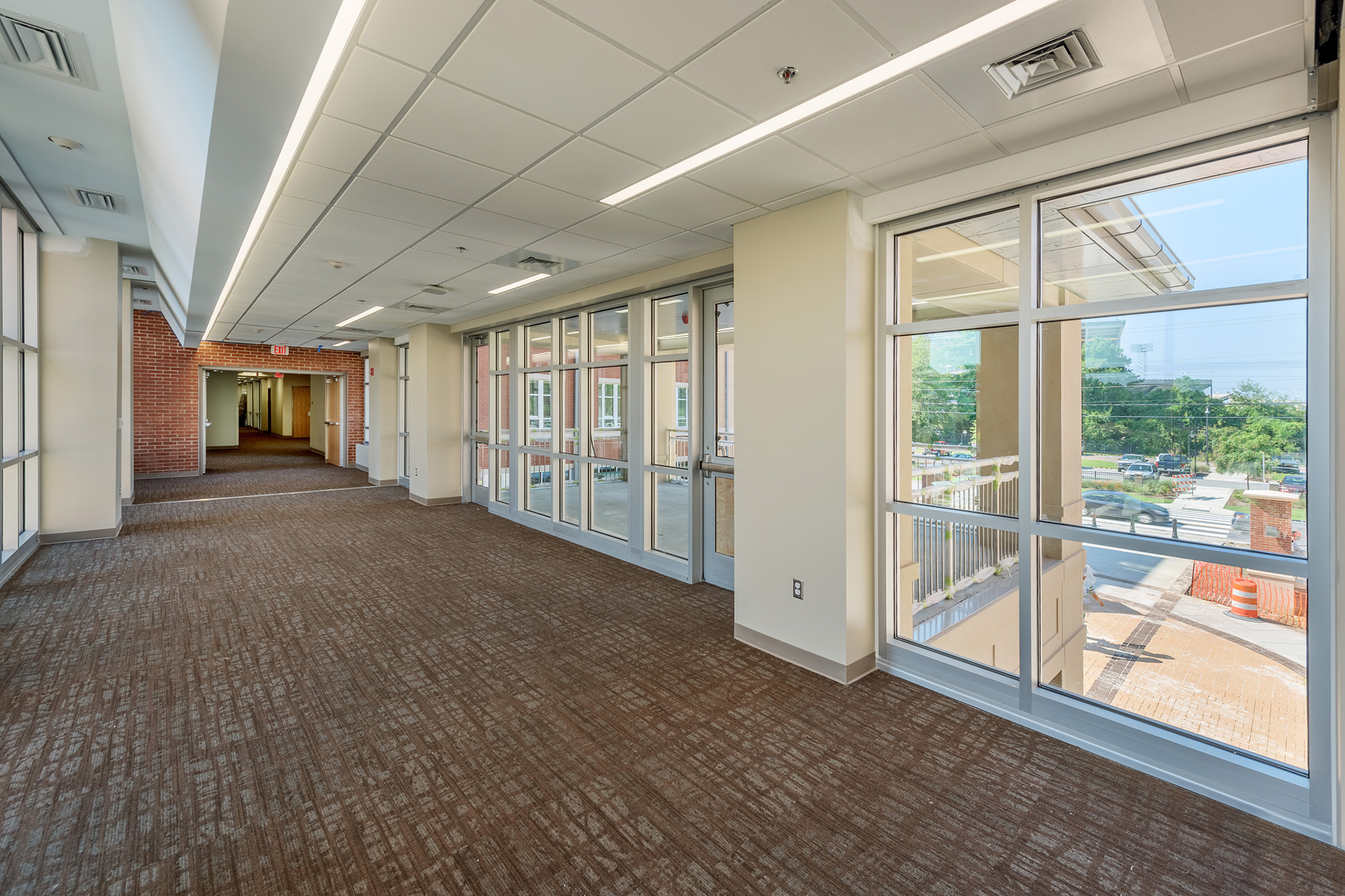 Glass Doors and Windows inside Lobby