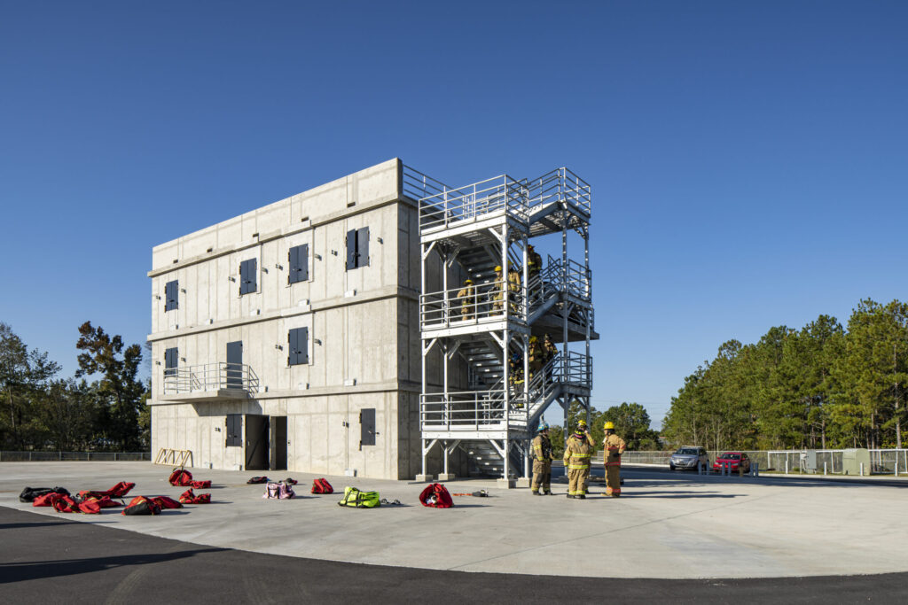 Three-Story Concrete Live Burn Building