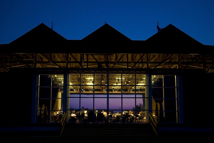 Back of pavilion
