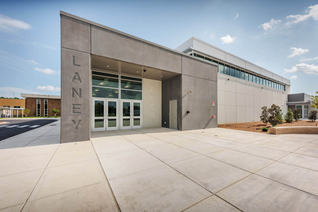 Laney High School Gym Exterior