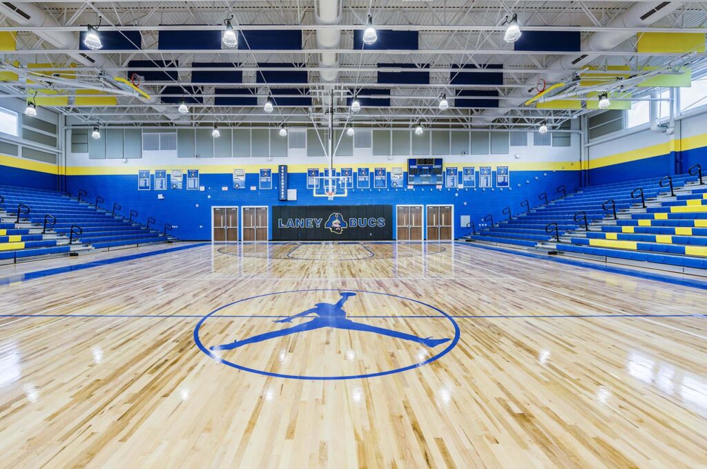 Laney High School Gym Floor MJ
