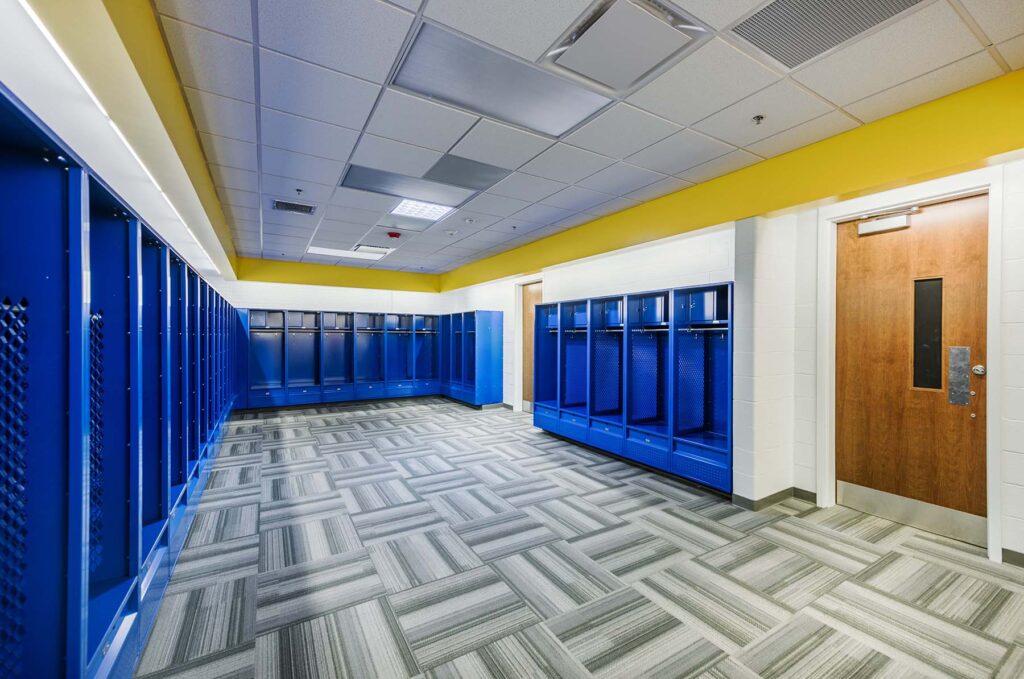 Laney High School Locker Room