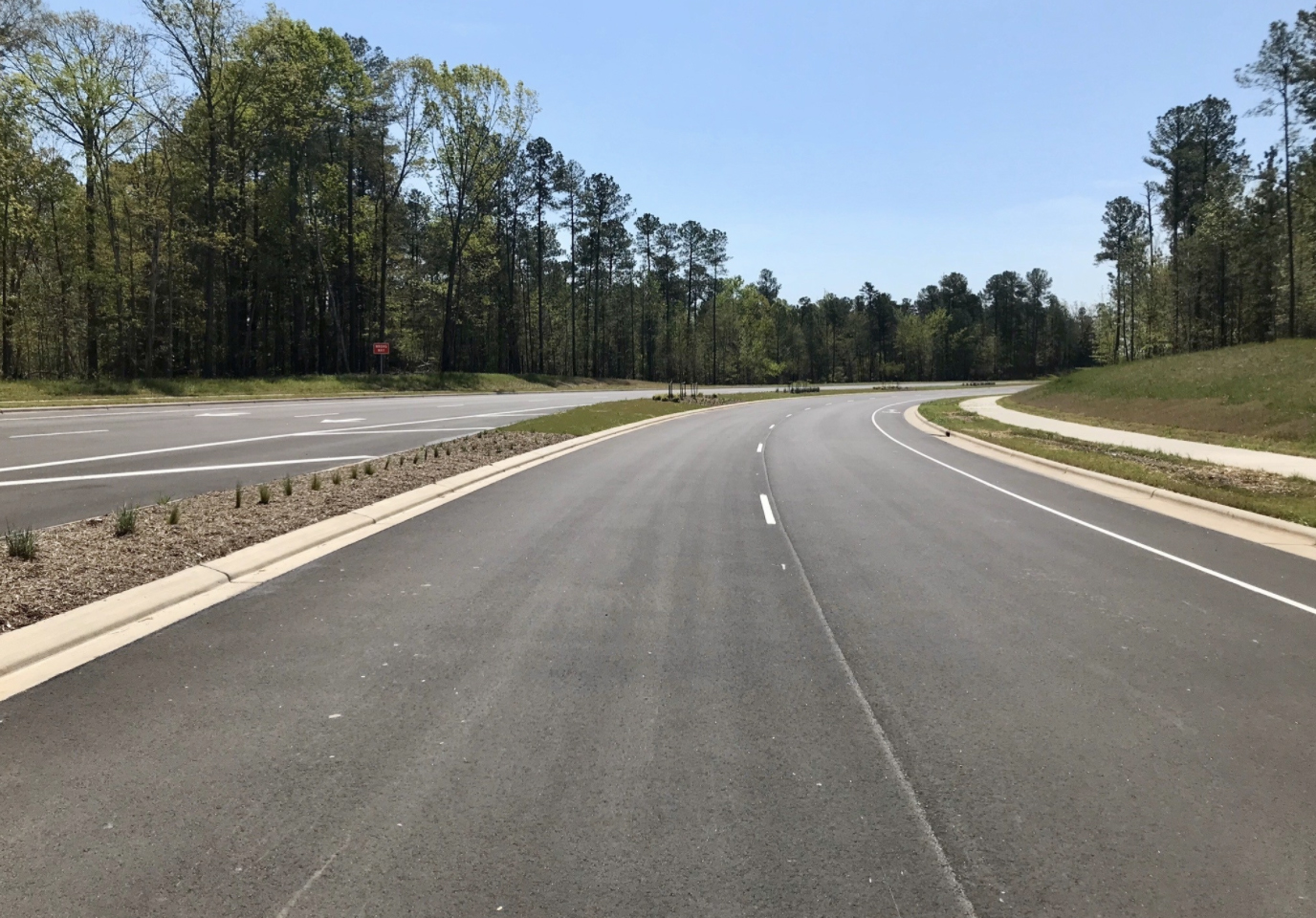 McCrimmon Parkway Four Lane Divided Highway in Morrisville, NC