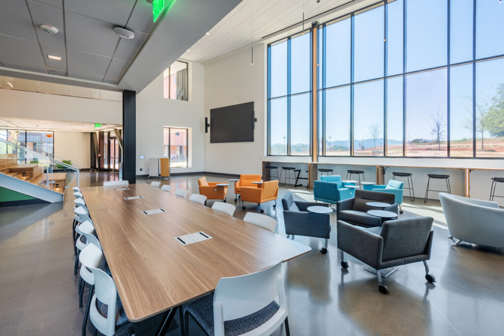 Large table with chairs