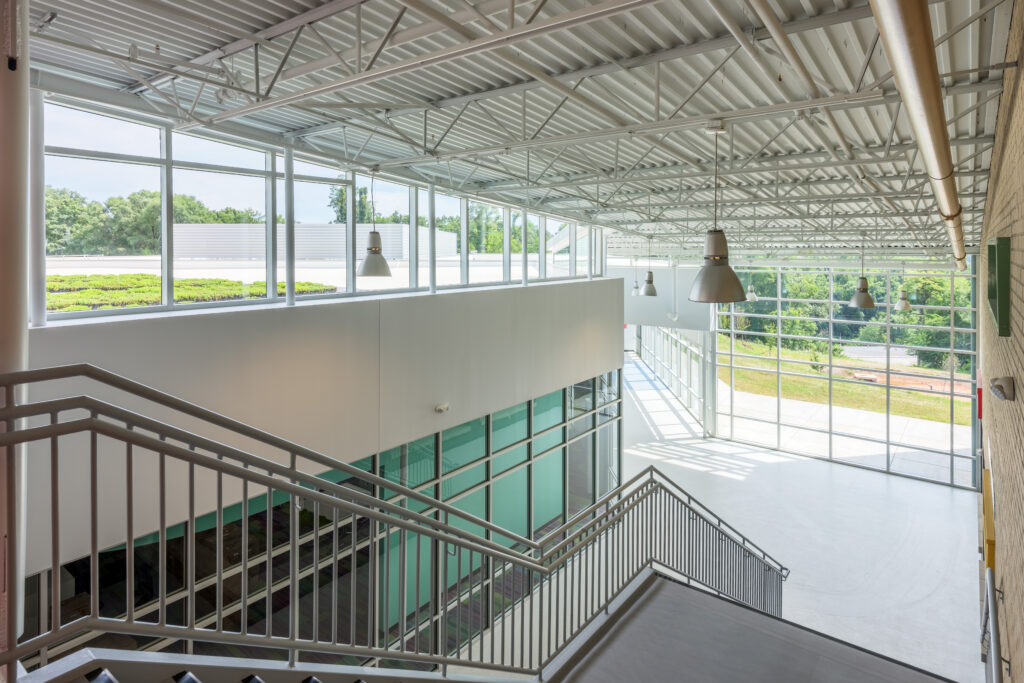 Asheville Middle School Interior Stair K-12 education