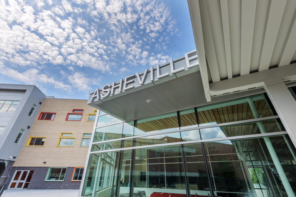 Asheville Middle School K12 Education Entrance Big Sky