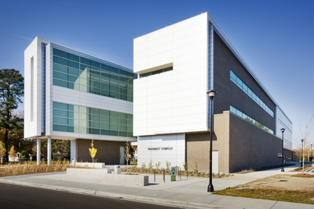 Exterior of Glass and White Building