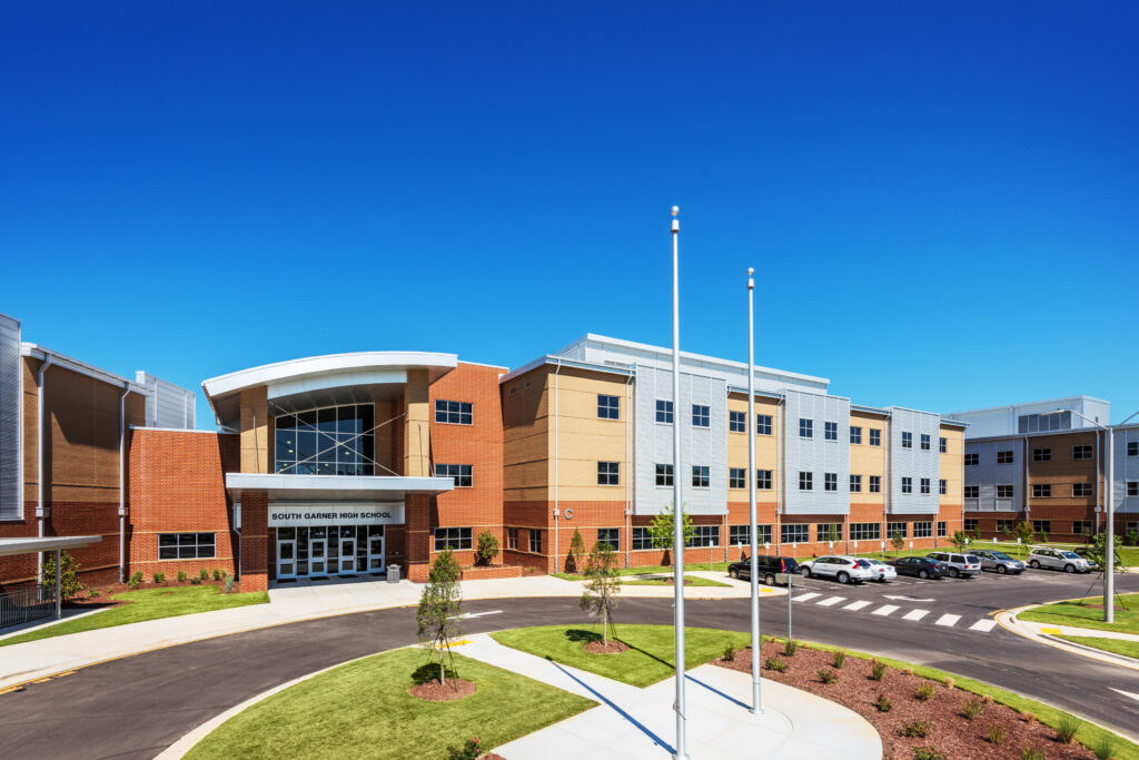 South Garner HS Front Entrance