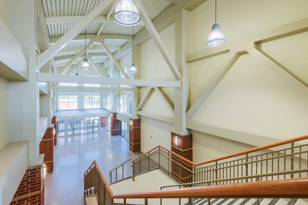 South Garner High School Interior Stairs