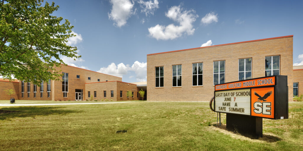 Southeast Guilford Middle & High Schools Exterior Side 3