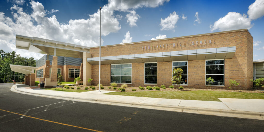 Southeast Guilford Middle & HIgh Schools Exterior Side