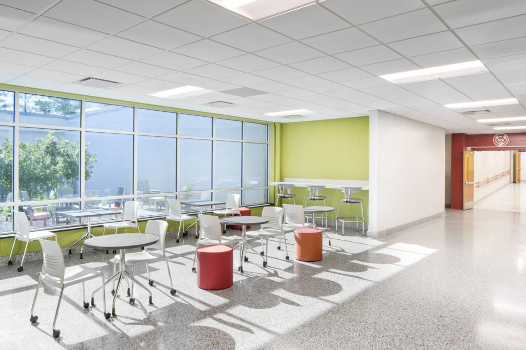 Flex Hall with Tables and Chairs