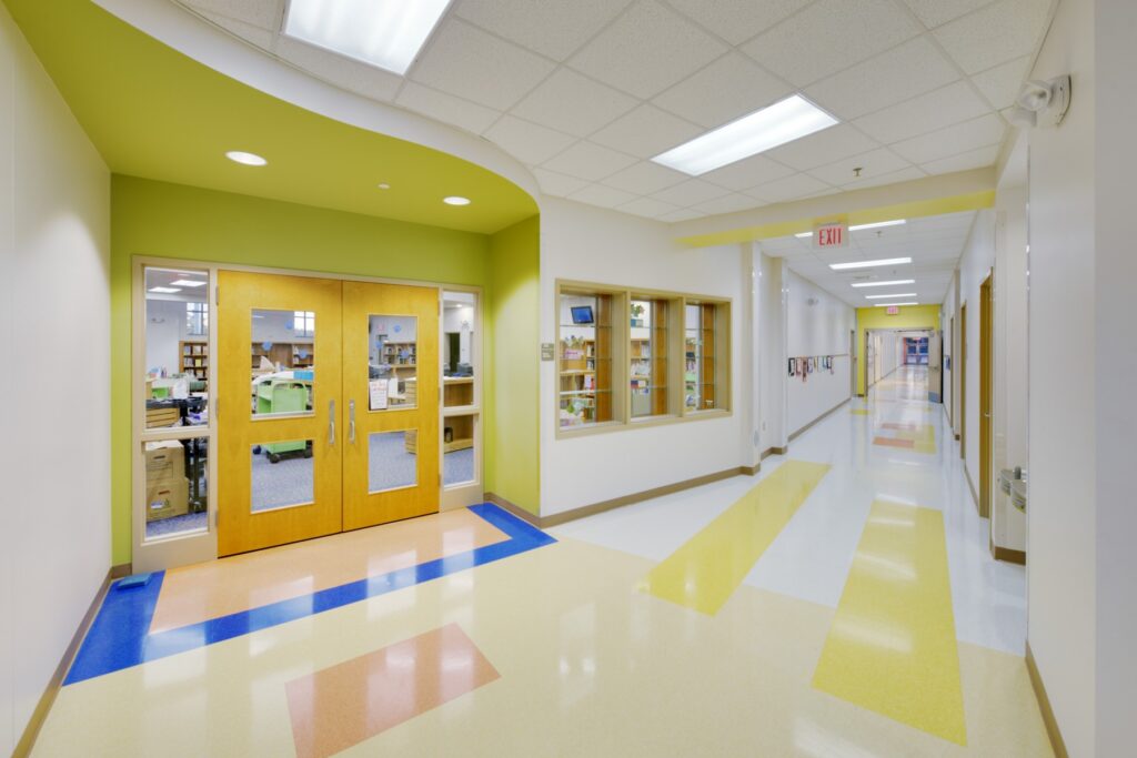 Doors that open to the Media Center