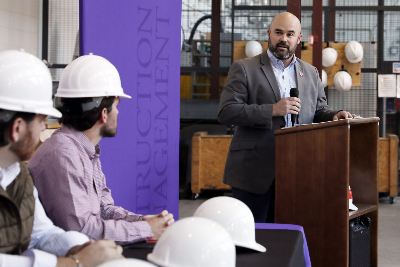 ECU Students Sign Into Barnhill Building Group - Barnhill