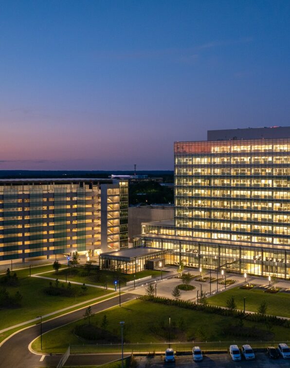 NC Department of Health and Human Services Headquarters in Raleigh, North Carolina.
