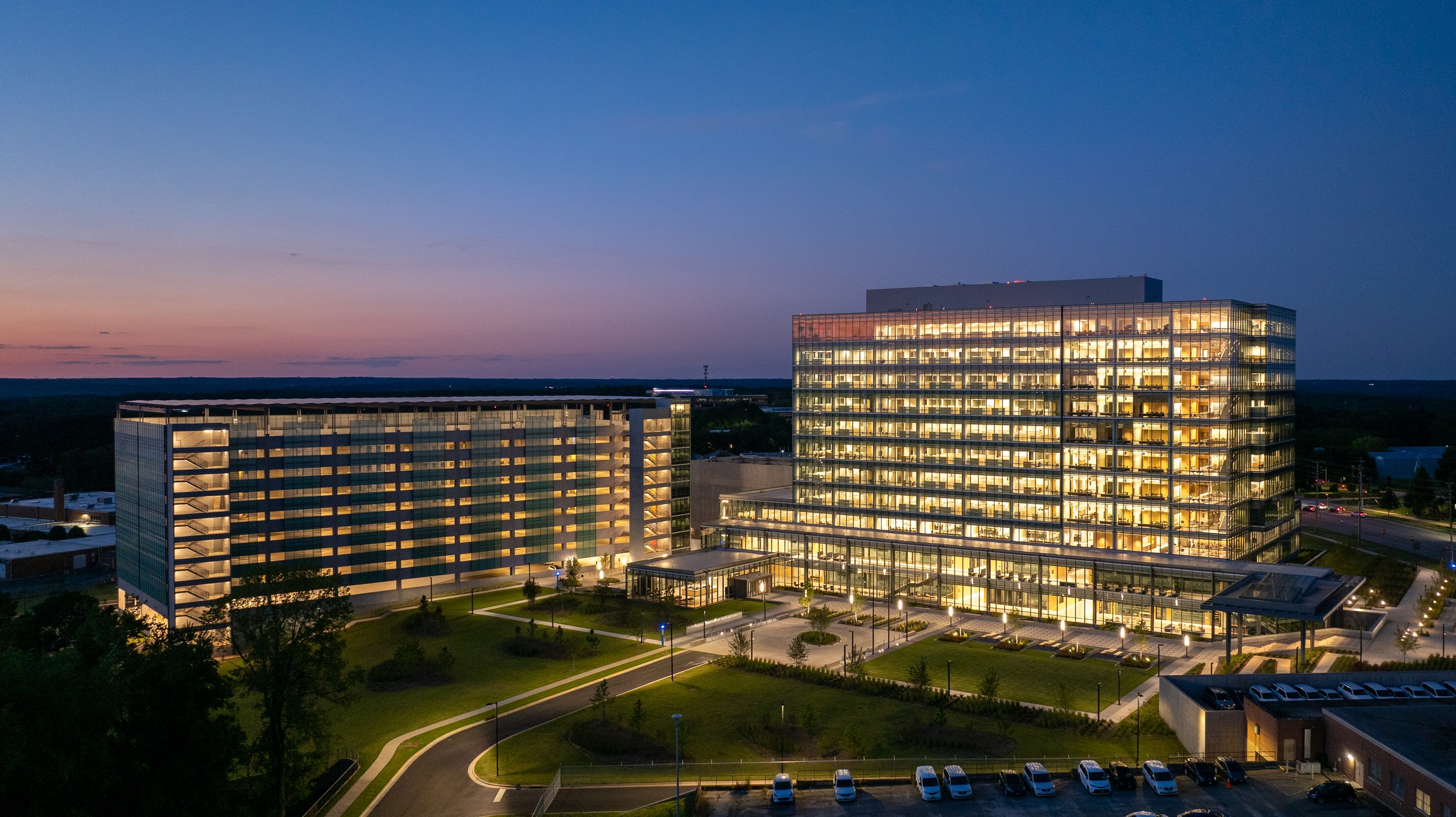 NC Department of Health and Human Services Headquarters in Raleigh, North Carolina.
