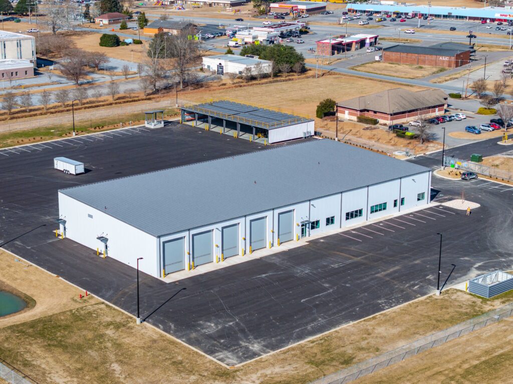 LEED Silver transmission building supporting Dominion Energy fleet operations.