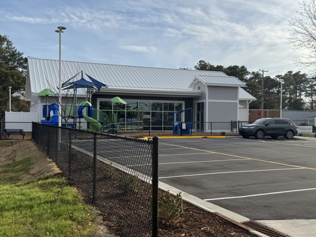 Playground Equipment and Parking Lot