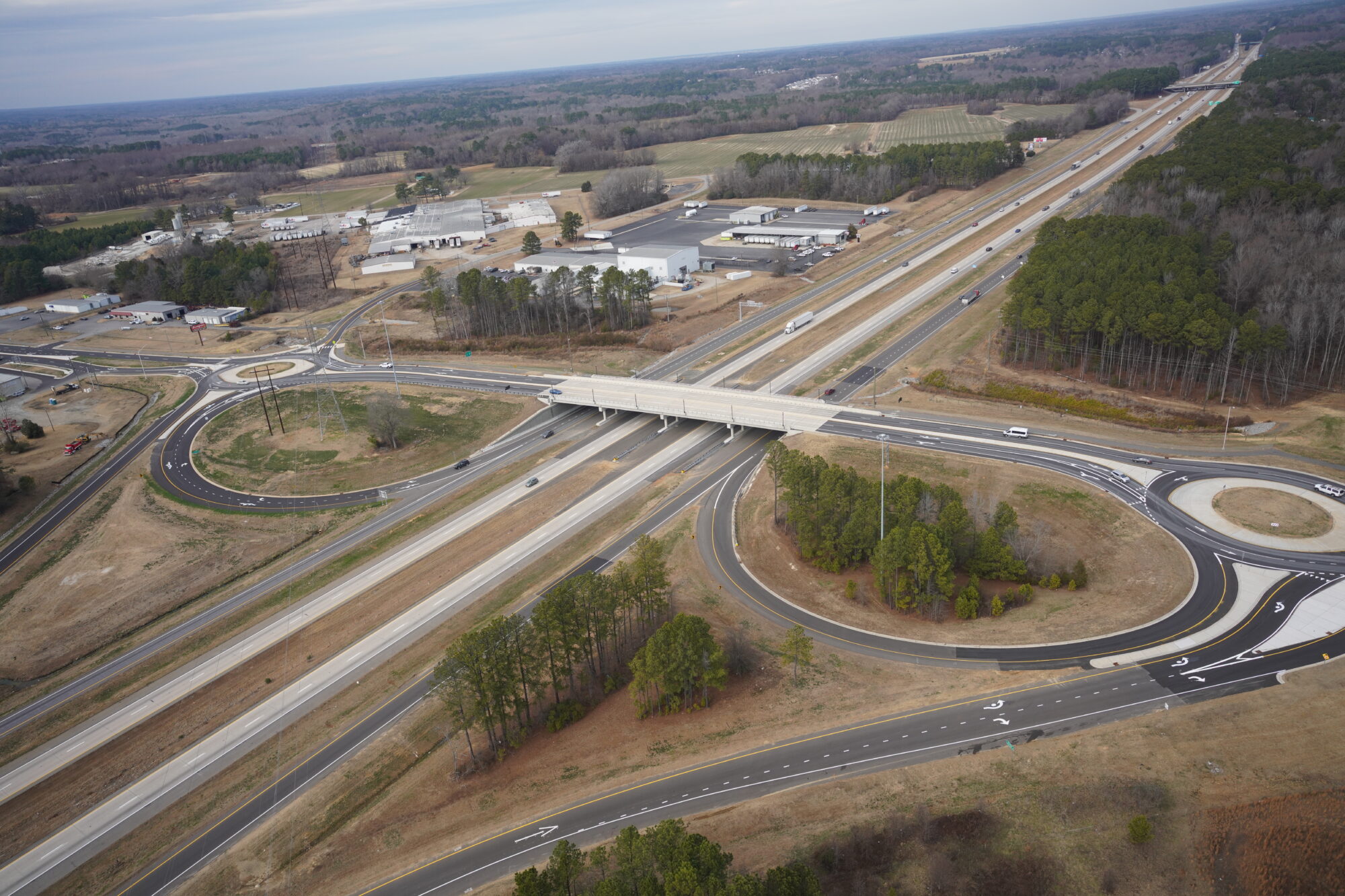 paving highways roundabout
