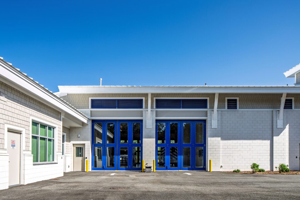 Blue EMS Bays Exterior