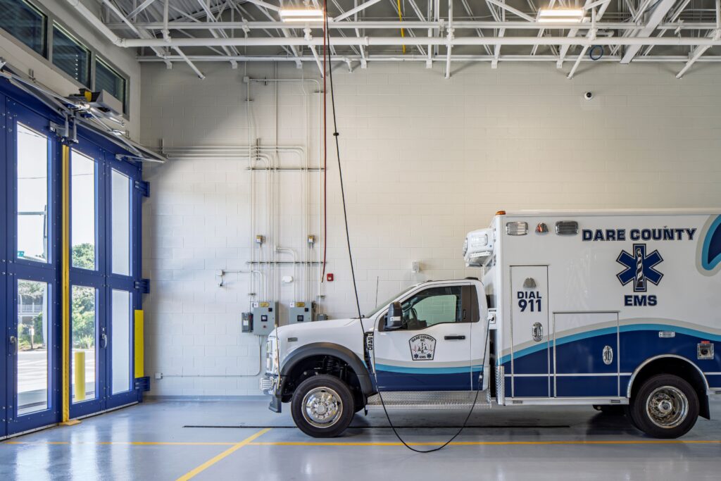 Ambulance in Apparatus Bay
