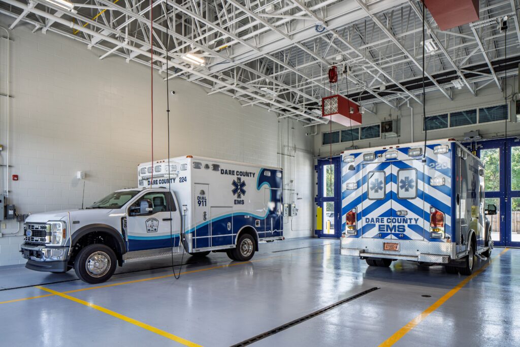Ambulances in Apparatus Bay