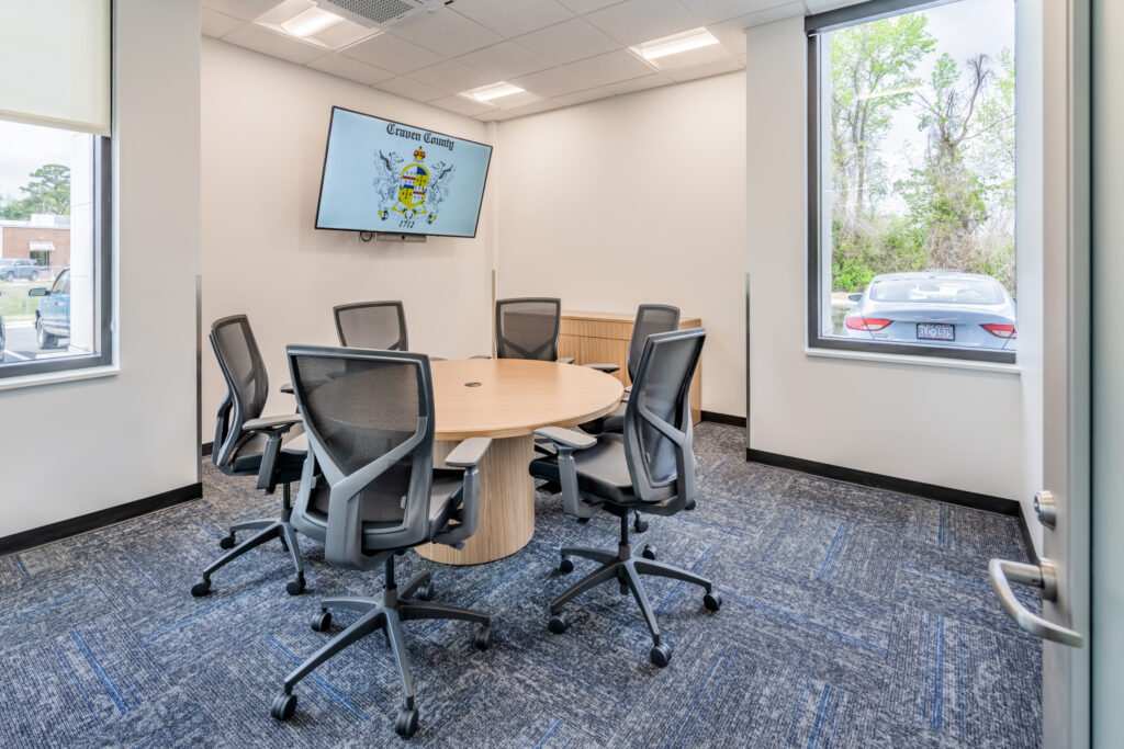 Small government meeting room