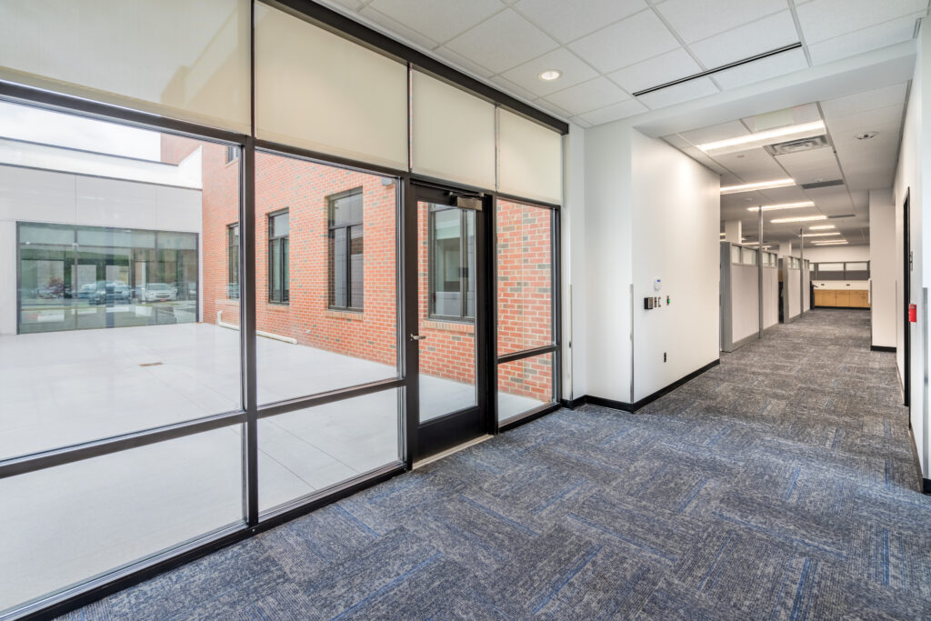 Government office hallway