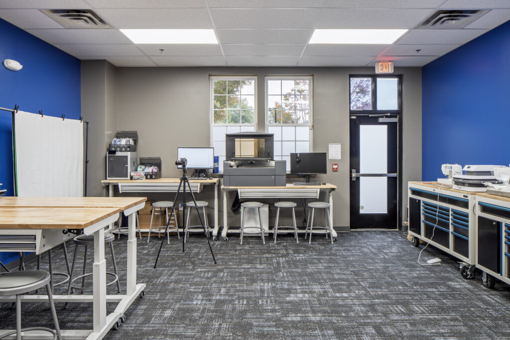 Collaboration space inside community center