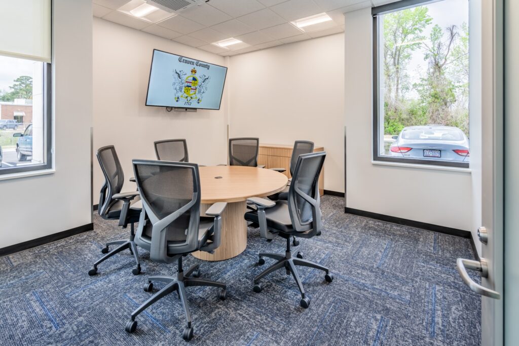 Small government meeting room