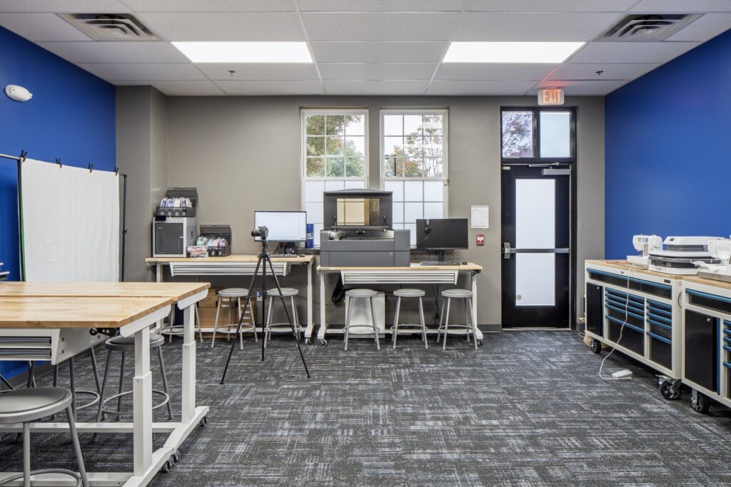 Collaboration space inside community center