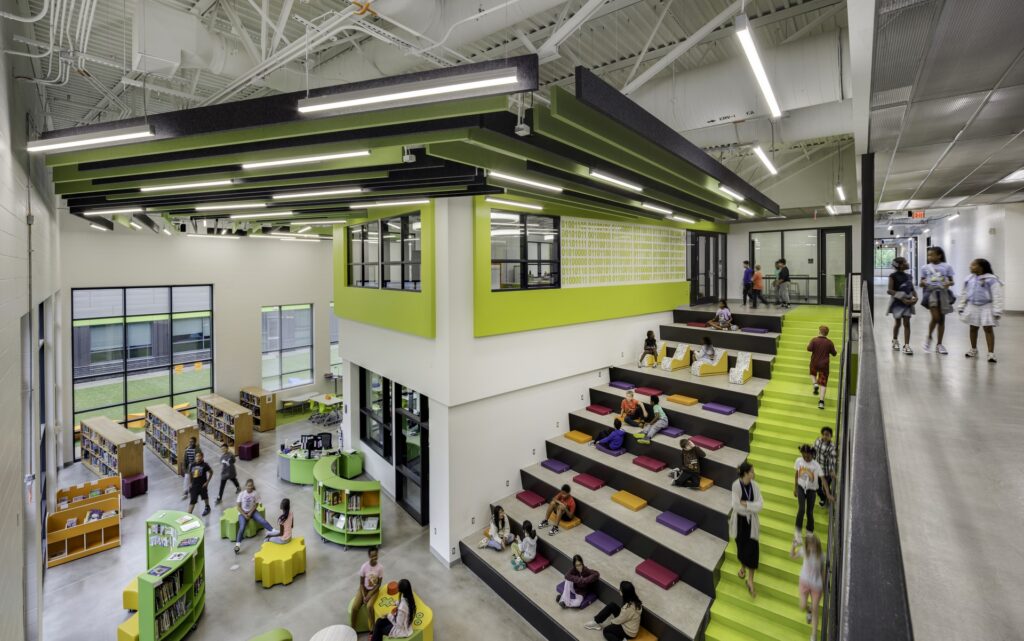 Elementary school learning stair